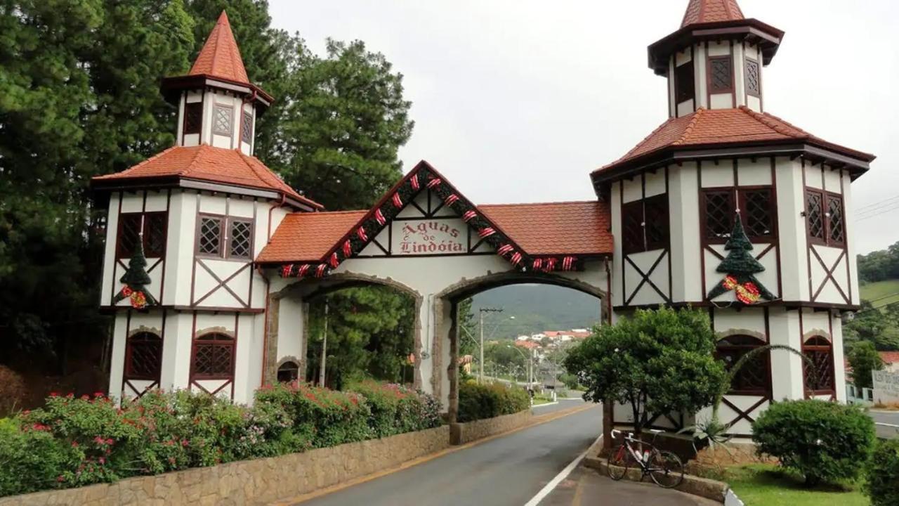 Apartamento Agradável Flat - Cavalinho Branco - Águas De Lindóia Exterior foto